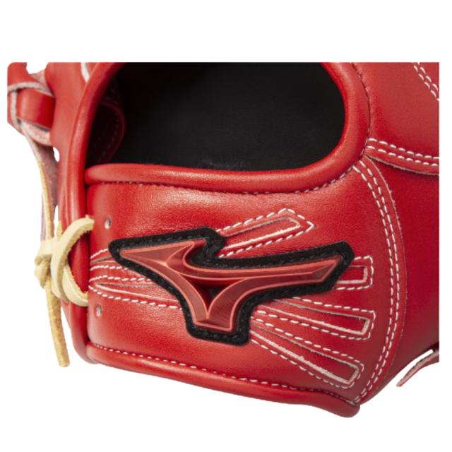 ミズノ MIZUNO WILL DRIVE RED IBE ウィルドライブ レッド IBE 限定スペック 軟式用グラブ 内野手用 一般 ベースボールマリオ 野球 軟式 グローブ 1AJGR33513_7