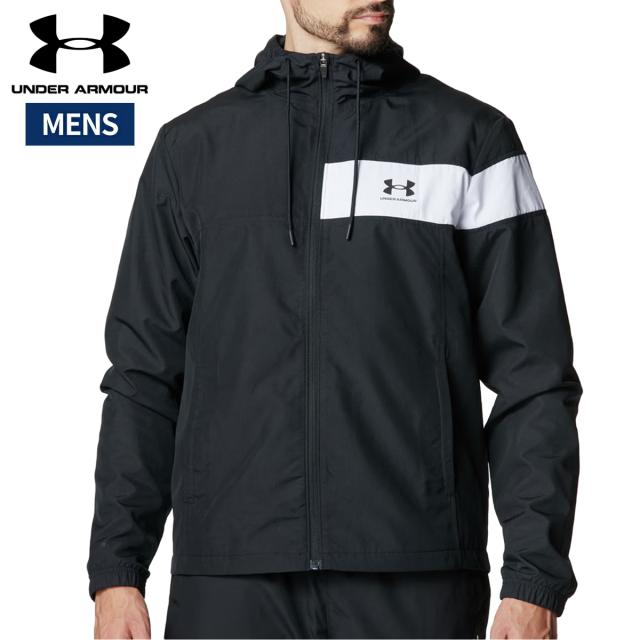 アンダーアーマー UNDER ARMOUR UAメッシュ ライナー カラーブロック ジャケット メンズ 秋 冬 ブラック 黒 スポーツ トレーニング パーカー ジャケット 6007836-001