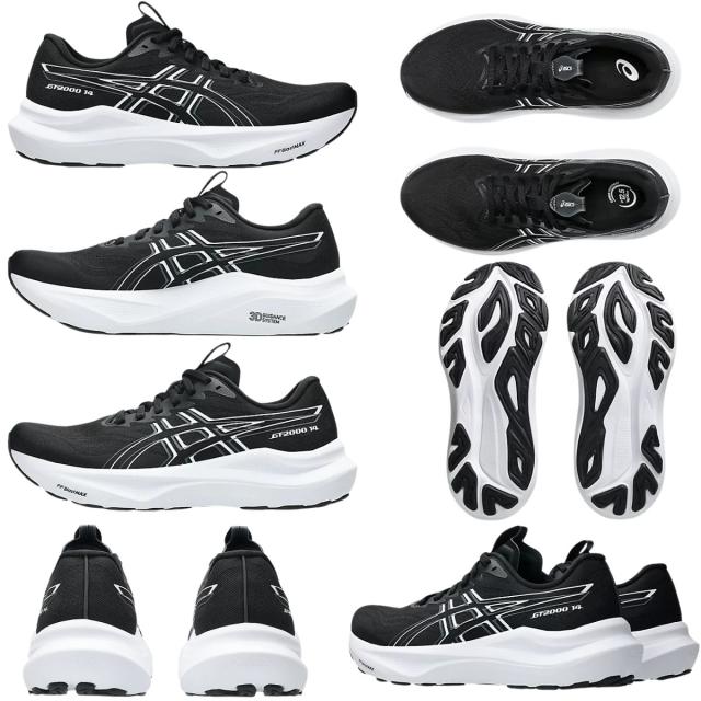 アシックス asics GT-2000 14 WIDE ワイド レディース ブラック ブルー