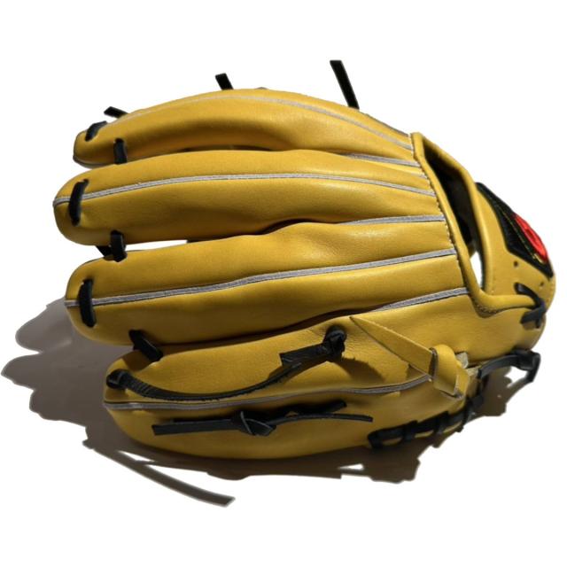 ドナイヤ Donaiya 専用グラブ袋付き マリオオリジナル 軟式用グラブ 内野手用 DJNIM型 山田哲人選手モデル イエロー 一般 限定 野球 軟式 グローブ 内野手用 草野球 マリオオリジナル マリオリ 山田哲人 MOGND-DJNIM_4