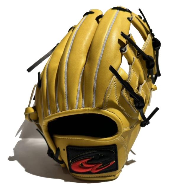 ドナイヤ Donaiya 専用グラブ袋付き マリオオリジナル 軟式用グラブ 内野手用 DJNIM型 山田哲人選手モデル イエロー 一般 限定 野球 軟式 グローブ 内野手用 草野球 マリオオリジナル マリオリ 山田哲人 MOGND-DJNIM_5