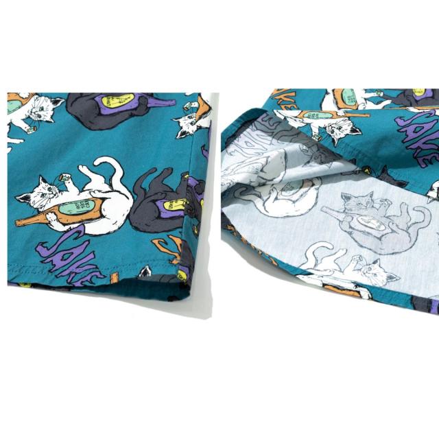 ゴースローキャラバン go slow caravan ペイズリー/猫と晩酌 ウエスト