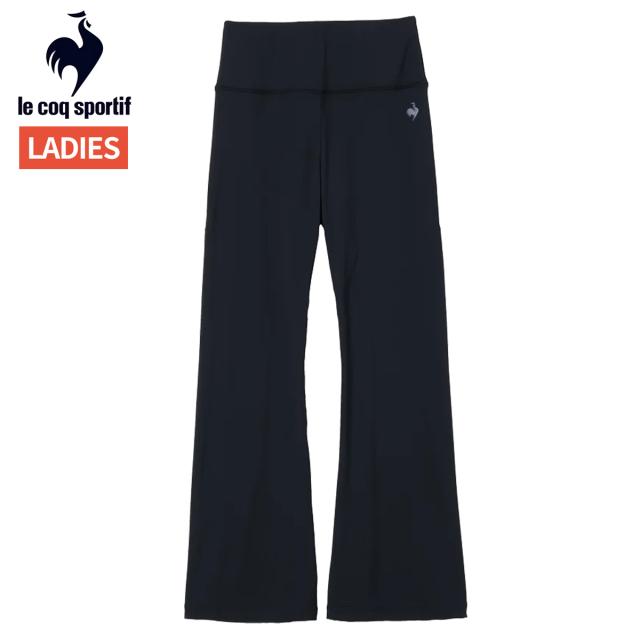 ルコック le coq sportif ルフフォルム ハイライズフレアパンツ レディース ネイビー 紺 スポーツ フィットネス ロング パンツ LZ5FLP11L-NV00