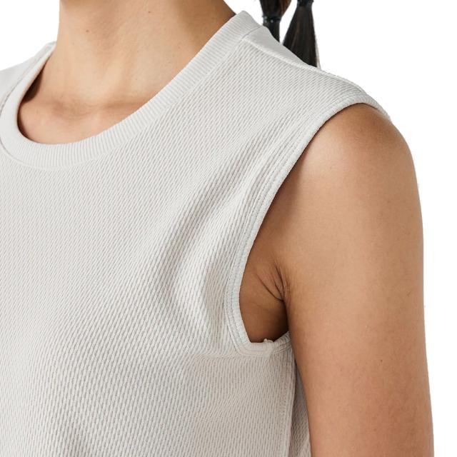 スーパーナチュラル sn super.natural エスエヌ ワッフル ブラトップ タンクトップ レディース グレー 灰色 スポーツ フィットネス タンクトップ カップ付き SNWJ10237-249_4