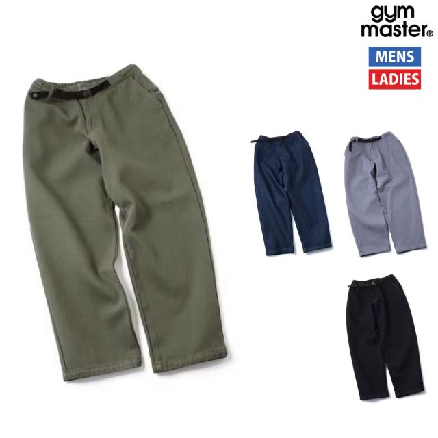 ジムマスター gym master ボンディングデニム/カツラギパンツ 防風 保温 暖パン ストレッチ キャンプ カジュアル パンツ アウトドア G621766
