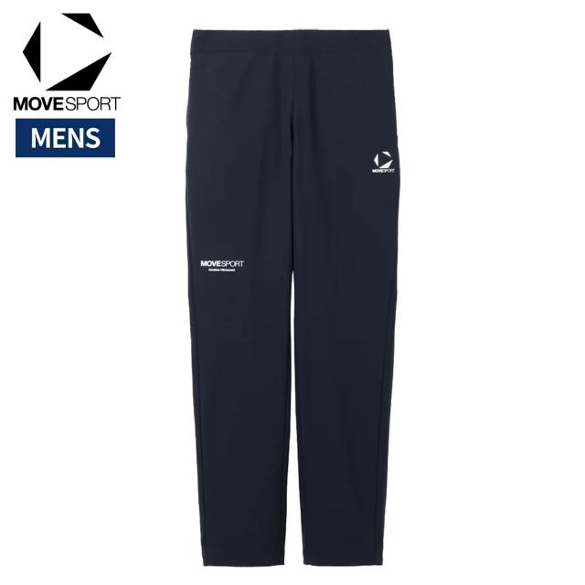 ムーブスポーツ MOVESPORT ストレッチウーブン テーパードパンツ メンズ ネイビー 紺 スポーツ トレーニング ロング パンツ ST5FPZ21M-NV00