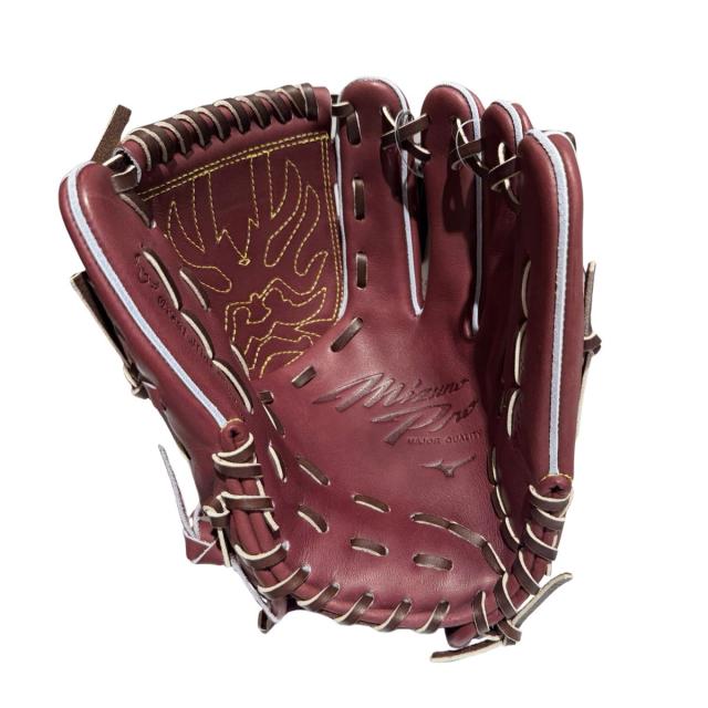 ミズノ MIZUNO 専用グラブ袋付き MizunoPro 硬式用グラブ 投手用 限定モデル タテ型 サイズ11 ミズノプロ 2025年秋冬 野球 硬式 グローブ 高校野球 大学 社会人 ベースボールマリオ 1AJGH33221_5