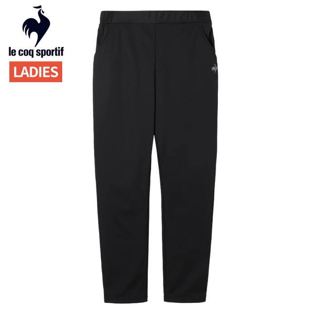 ルコック le coq sportif エアスタイリッシュパンツ 防風ストレッチボンディング レディース ブラック 黒 スポーツ フィットネス ロング パンツ LT5FLP60L-BK00