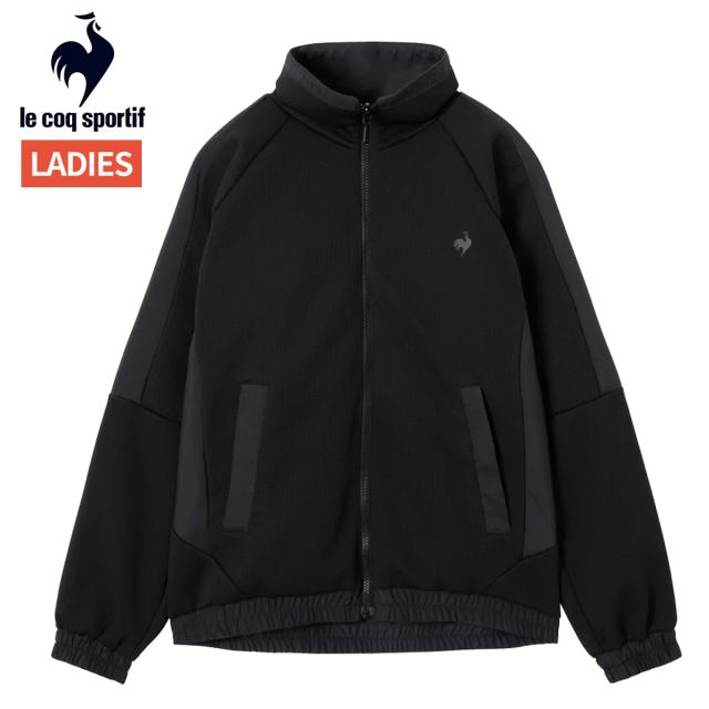 ルコック le coq sportif リバーシブルアウター レディース 秋 冬 ブラック 黒 スポーツ フィットネス フルジップ ジャケット LT5FWB80L-BK00