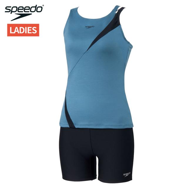 スピード speedo ディアゴナプロセパレーツ レディース ブルー 青 水泳 スイム フィットネス 水着 SFW22560-SB