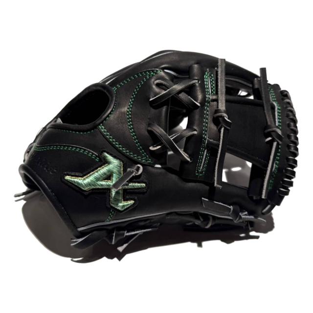 アトムズ ATOMS 専用グラブ袋付き 限定 硬式用グラブ 内野手用 一般 28.3cm 026型 ブラック グリーンラベル 2026SS 野球 硬式 グローブ 高校野球 大学 社会人 ベースボールマリオ AKG-NE026B