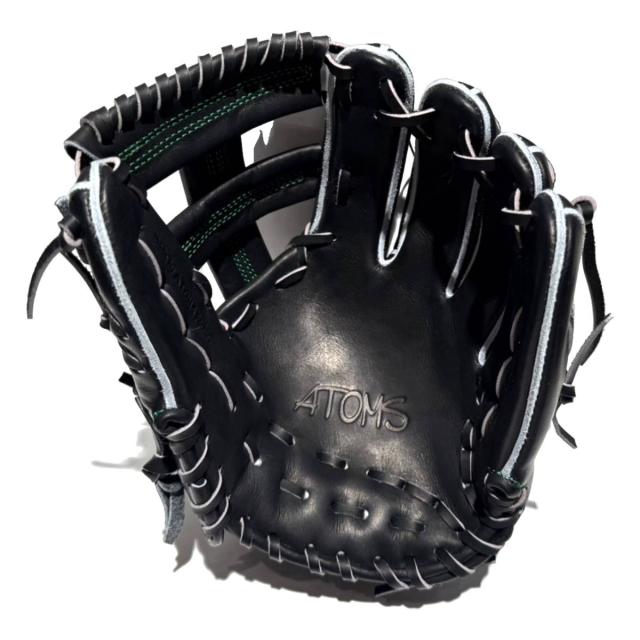 アトムズ ATOMS 専用グラブ袋付き 限定 硬式用グラブ 内野手用 一般 28.3cm 102型 ブラック グリーンラベル 2026SS 野球 硬式 グローブ 高校野球 大学 社会人 ベースボールマリオ AKG-NE102B