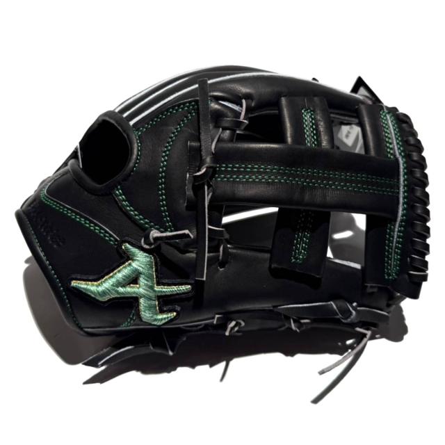 アトムズ ATOMS 専用グラブ袋付き 限定 硬式用グラブ 内野手用 一般 28.3cm 102型 ブラック グリーンラベル 2026SS 野球 硬式 グローブ 高校野球 大学 社会人 ベースボールマリオ AKG-NE102B