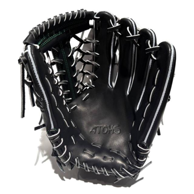 アトムズ ATOMS 専用グラブ袋付き 限定 硬式用グラブ 外野手用 一般 32.0cm 702型 ブラック グリーンラベル 2026SS 野球 硬式 グローブ 外野手 学生 社会人 AKG-NE702B