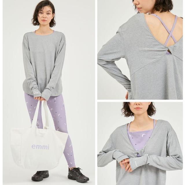 エミ emmi ONLINE限定 Happy Active set ブラトップ レギンス ロング袖
