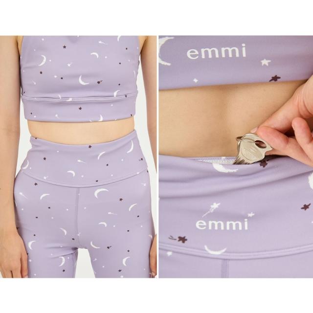 エミ emmi ONLINE限定 Happy Active set ブラトップ レギンス ロング袖