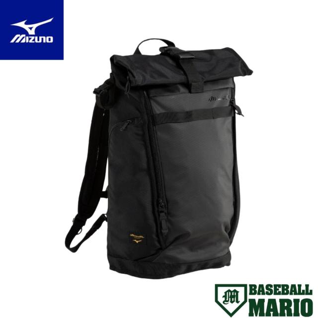 ミズノ MIZUNO ミズノプロ MizunoPro バックパックロールトップ(25L) 2026年春夏 【ベースボールマリオ】 野球 バッグ バックパック 収納 1FJDD40009