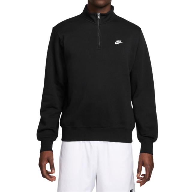 ナイキ NIKE クラブ BB ハーフジップ L/S トップ メンズ カジュアル アウトドア スウェット トレーナー 裏起毛 プルオーバー FN3865 010