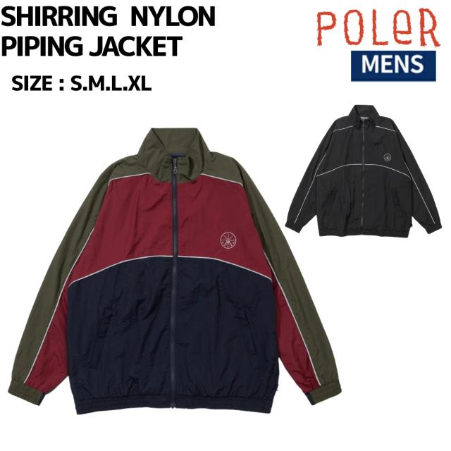 ポーラー POLeR SHIRRING NYLON PIPING JACKET カジュアル ウェア アウター 253MCV0023