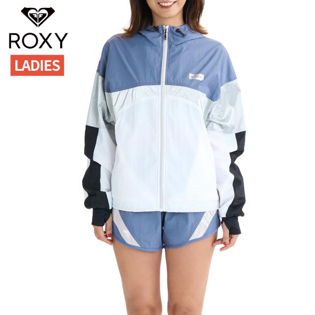 ロキシー ROXY ALL TIME ACTIVE JACKET オール タイム アクティブ ジャケット レディース 撥水 ブルー 青 スポーツ フィットネス パーカー ジャケット RJK254505-BLU