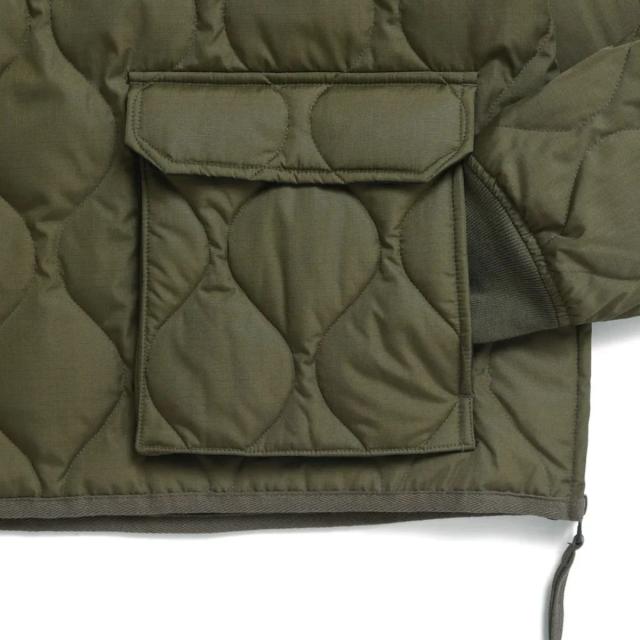 タイオン TAION MILITARY CREW NECK DOWN CARDIGAN ミリタリー オーバーカーディガン メンズ レディース ユニセックス 秋 冬 カジュアル ウェア アウター 防寒 保温 TAION-104PML-1_9