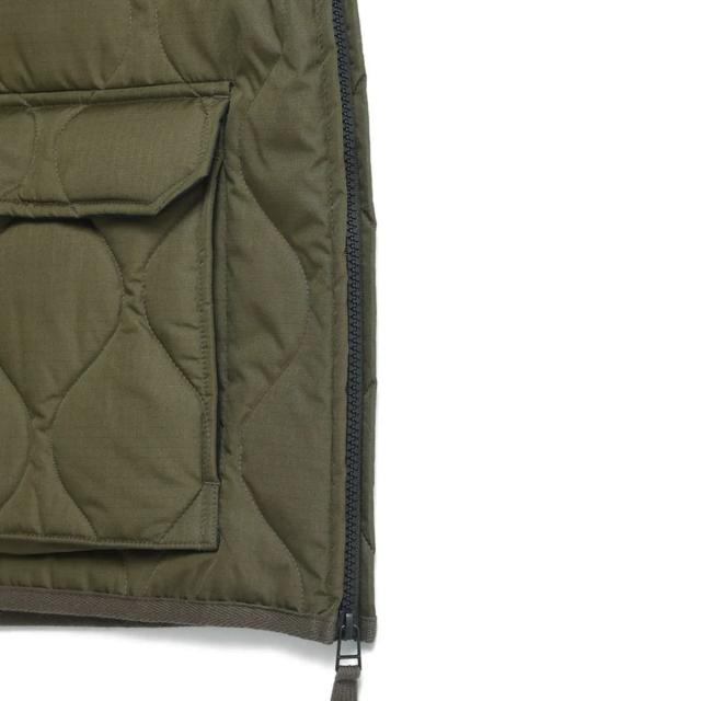 タイオン TAION MILITARY CREW NECK DOWN CARDIGAN ミリタリー オーバーカーディガン メンズ レディース ユニセックス 秋 冬 カジュアル ウェア アウター 防寒 保温 TAION-104PML-1_10