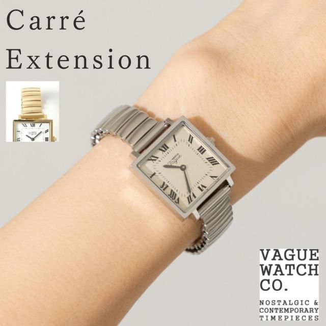 VAGUE WATCH CO. アナログ腕時計 ゴールド/シルバー ヴァーグウォッチ VAGUE WATCH Carre Extension レディース 時計