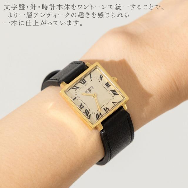 ヴァーグウォッチ VAGUE WATCH Carre Piece レディース 時計 ゴールド
