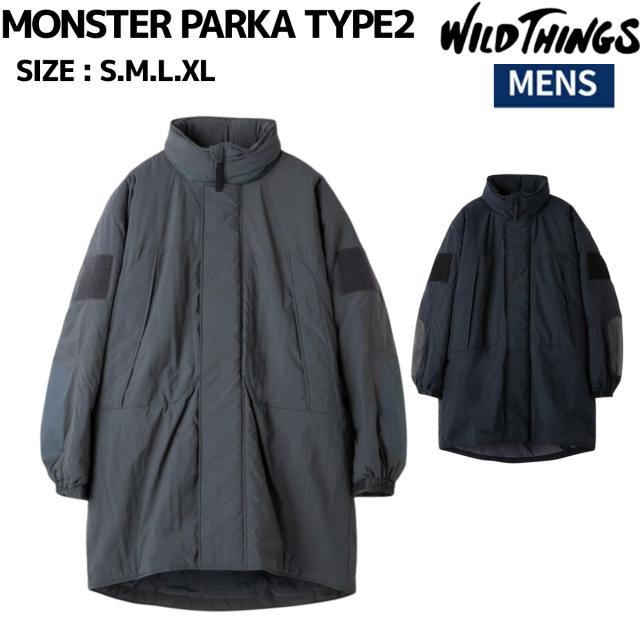 ワイルドシングス WILD THINGS モンスターパーカー タイプ2 MONSTER PARKA TYPE2 カジュアル アウターウェア WT25101SK
