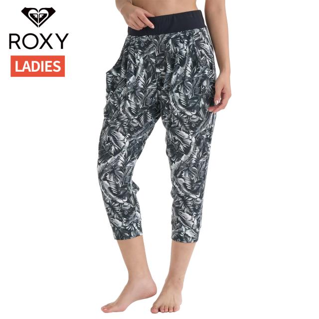 ロキシー ROXY CALM MOTION PANTS カーム モーション パンツ レディース 速乾 ブラック 黒 スポーツ フィットネス 7分丈 パンツ RPT261523-MUL 4,296円