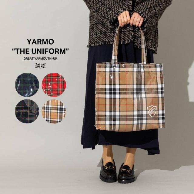 ヤーモザユニフォーム YARMO THE UNIFORM 2025AW Marton Mills Tartan Tote タータントート カジュアル バッグ トートバッグ タータンチェック ショッピングバッグ 買い物 通学 YTU-25AW MM