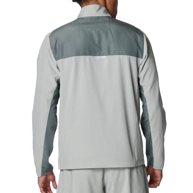アンダーアーマー UNDER ARMOUR UAライトウエイト ウーブン ジャケット メンズ グレー 灰色 スポーツ トレーニング フルジップ ジャケット 6012566-069_1