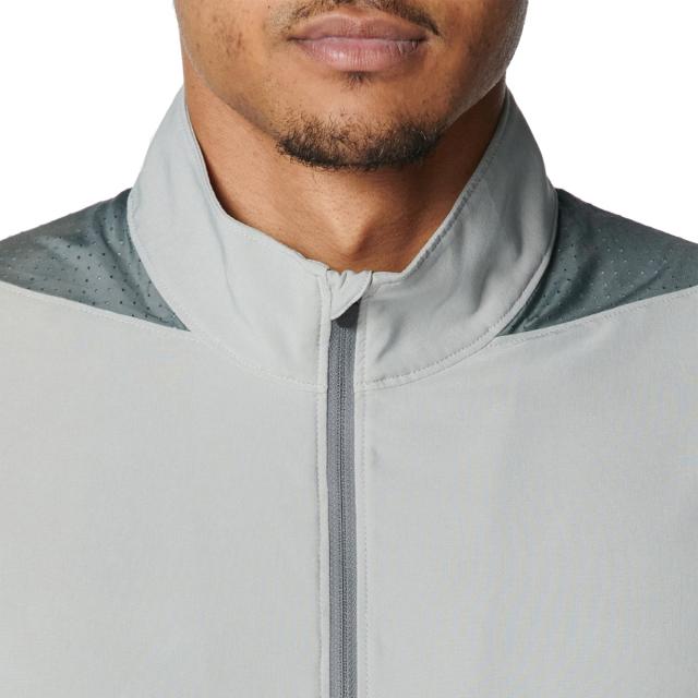 アンダーアーマー UNDER ARMOUR UAライトウエイト ウーブン ジャケット メンズ グレー 灰色 スポーツ トレーニング フルジップ ジャケット 6012566-069_2