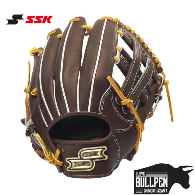 エスエスケイ SSK 専用グラブ袋付き プロエッジシリーズB 硬式用グラブ 内野手用 ブラック サイズ6S 2026SP ベースボールマリオ 野球 硬式 グローブ 内野手 PKB866