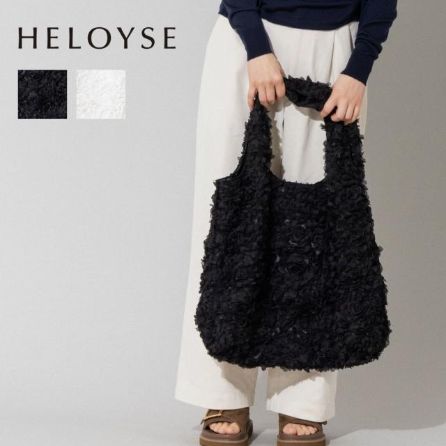 エロイーズ HELOYSE BOUQUET TOTE ブーケトート レディース トートバッグ フラワー 花 A4 マグネット開閉 ファスナーポケット シック 通勤 デイリー H-326