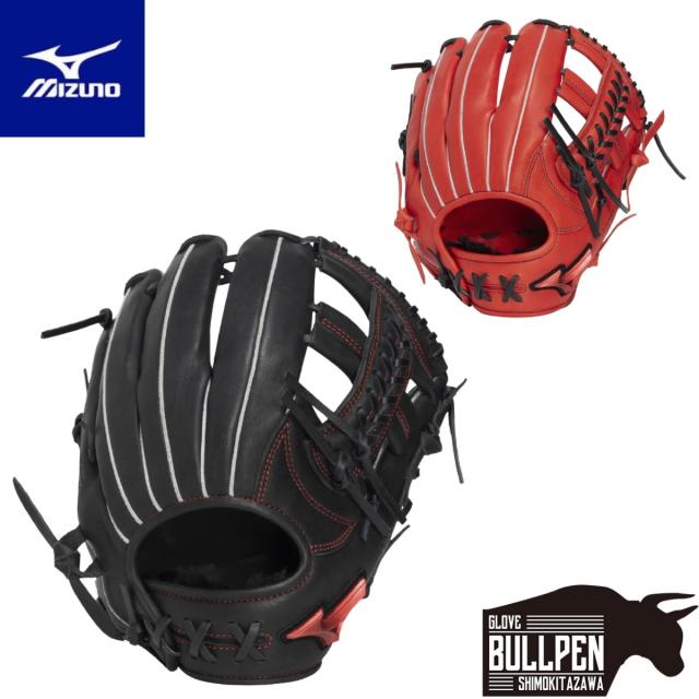 ミズノ MIZUNO WILL DRIVE RED ウィルドライブ レッド 軟式用グラブ 内 