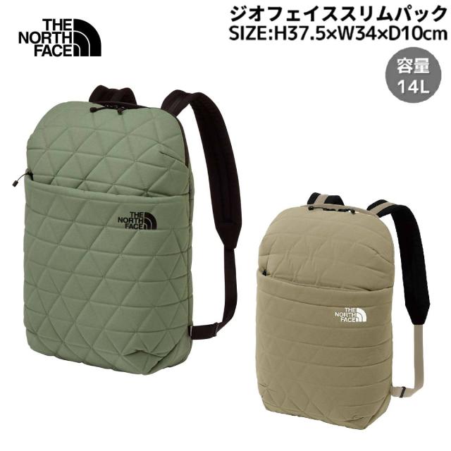 ザ・ノース・フェイス THE NORTH FACE 【正規取扱店】ジオフェイススリムパック メンズ レディース ユニセックス オールシーズン カジュアル アウトドア ビジネス パック デイパック バックパック リュック NM32350 BI CK