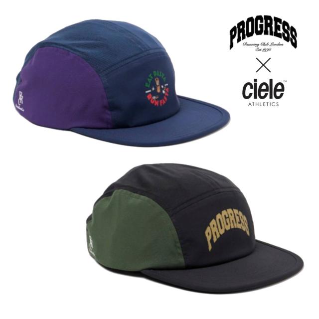 プログレスランニングクラブ PROGRESS RUNNING CLUB ×ciele ATHLETICS コラボ CBLキャップ 2026ss tech line カジュアル 帽子 シエール スポーツ ランニング ランナー 帽子 UVケア 吸水速乾 U-2-CA-0329