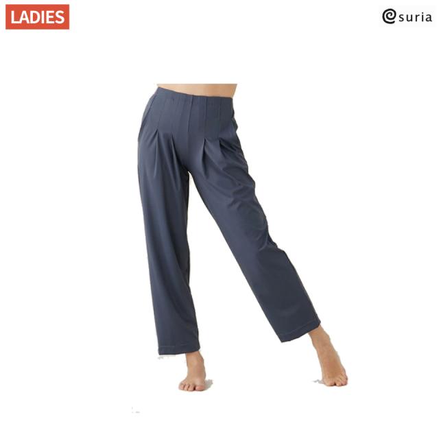 スリア suria シュエットパンツ ワイドパンツ 4way伸縮 ヨガ ピラティス エクササイズ スポーツ フィットネス パンツ SU-P686