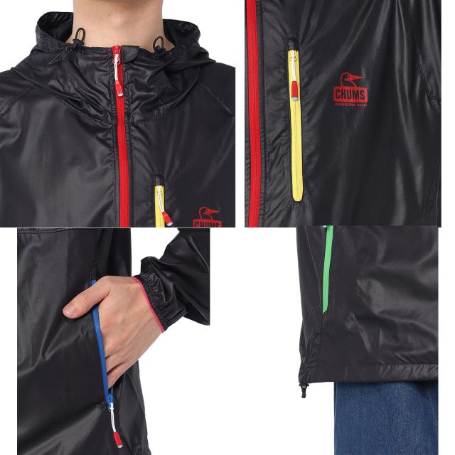 チャムス CHUMS Ladybug Parka レディバグパーカー メンズ カジュアルアウトドア ウインドブレーカー 撥水 UVカット パッカブル CH04-1502_2