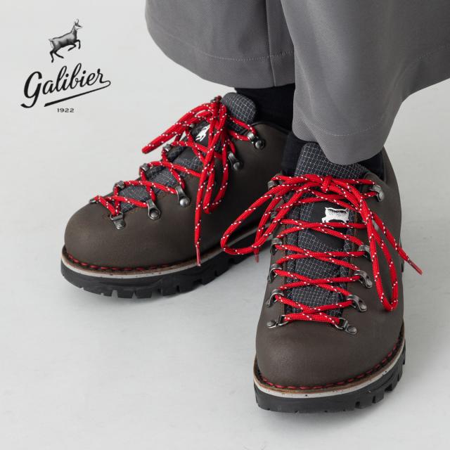 ガリビエ GALIBIER Super Rando Low スーパーランドロー メンズ トレッキング ハイキング 登山 牛革 ワックス付き ローカット レジャー 長距離 キャンプ アウトドア シューズ 丸紐 SHTKCTUS