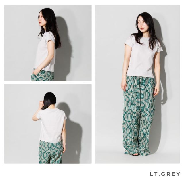 ジムフレックス GYMPHLEX ラグランスリーブレス プルオーバー Tシャツ レディース フレンチスリーブ トップス カットソー シンプル ロゴ 上品 GY-C0450_9