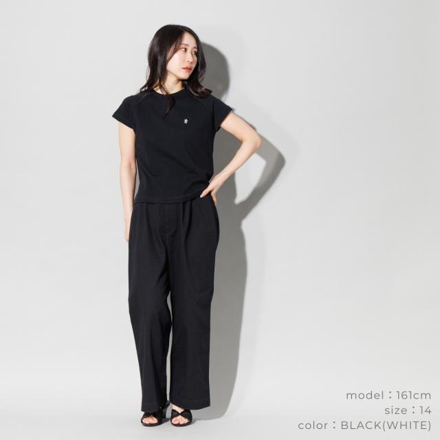 ジムフレックス GYMPHLEX ラグランスリーブレス プルオーバー Tシャツ レディース フレンチスリーブ トップス カットソー シンプル ロゴ 上品 GY-C0450_14