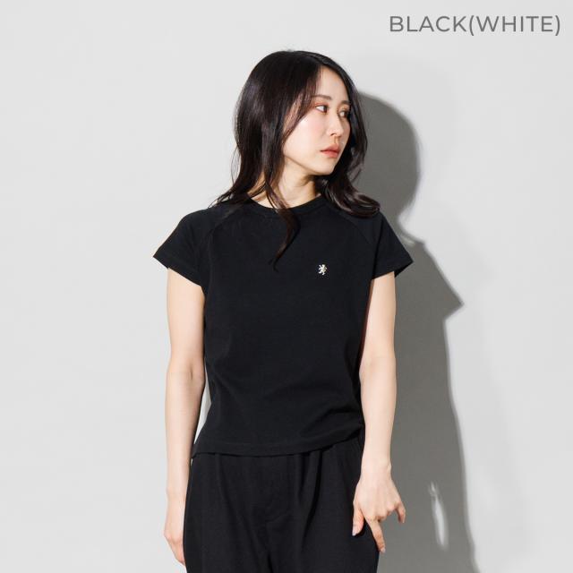 ジムフレックス GYMPHLEX ラグランスリーブレス プルオーバー Tシャツ レディース フレンチスリーブ トップス カットソー シンプル ロゴ 上品 GY-C0450_3
