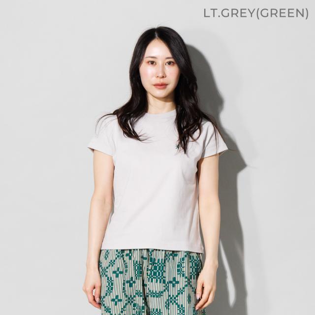 ジムフレックス GYMPHLEX ラグランスリーブレス プルオーバー Tシャツ レディース フレンチスリーブ トップス カットソー シンプル ロゴ 上品 GY-C0450_5