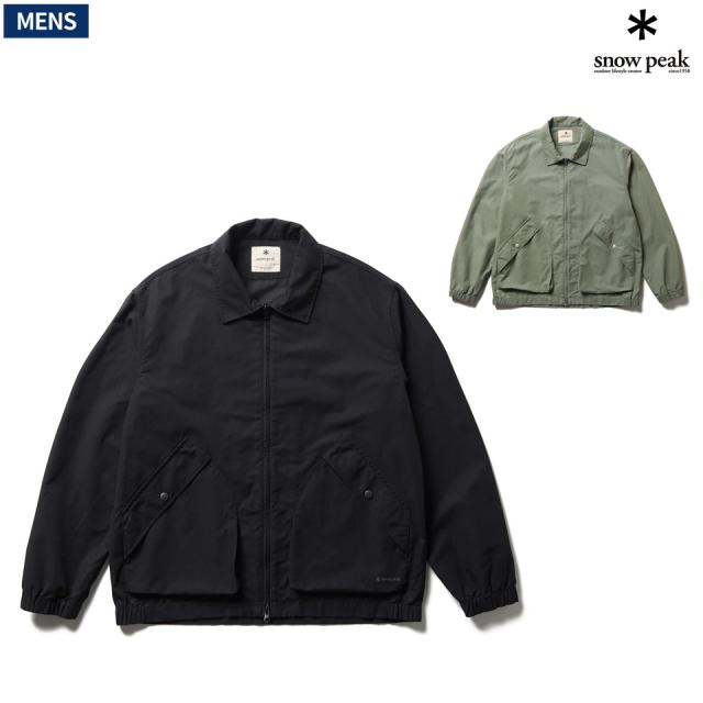 スノーピーク snowpeak Light Dobby Cloth Harrington Jacket ドリズラージャケット キャンプ アウトドア 防寒 アウター カジュアル ウェア アウター JK-26SU010
