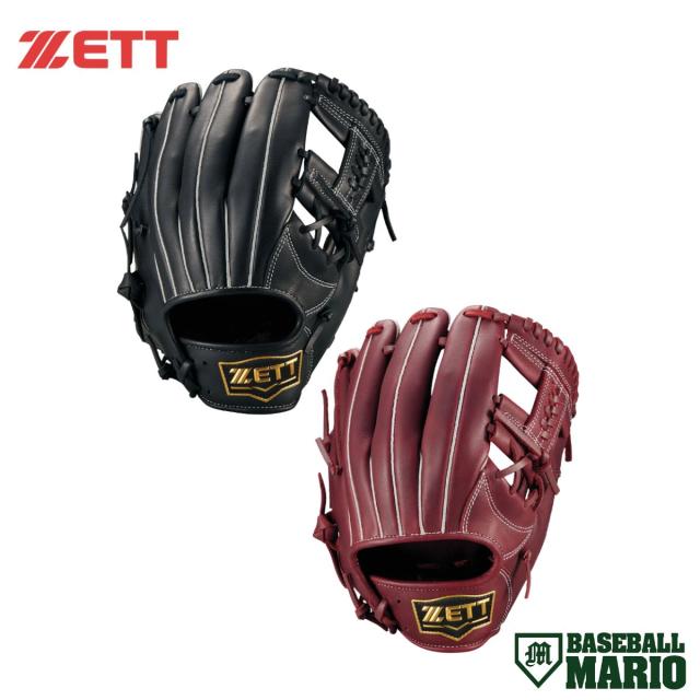 ゼット ZETT 軟式グラブ ソフトステア オールラウンド用 サイズ:4 ブラック ボルドーブラウン 野球 軟式 グローブ 天然革 右投 BRG352620
