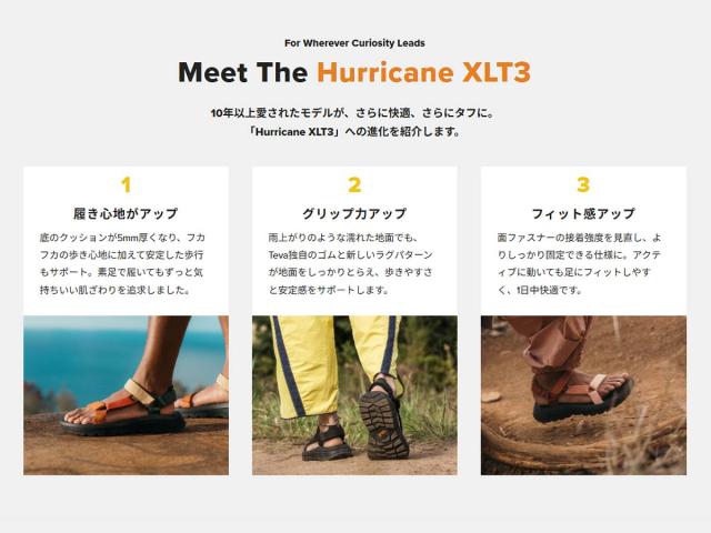 テバ Teva ハリケイン エックスエルティー3 HURRICANE X LT3 メンズ 春 夏 心地よい サンダル シューズ 1173670