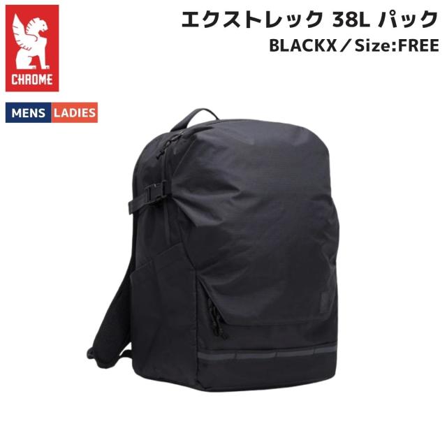 クローム CHROME エクストレック 38L パック EXTLEK 38L PACK ユニセックス BLACKX カジュアル バッグ リュック　鞄 バックパック BJ006BLKX