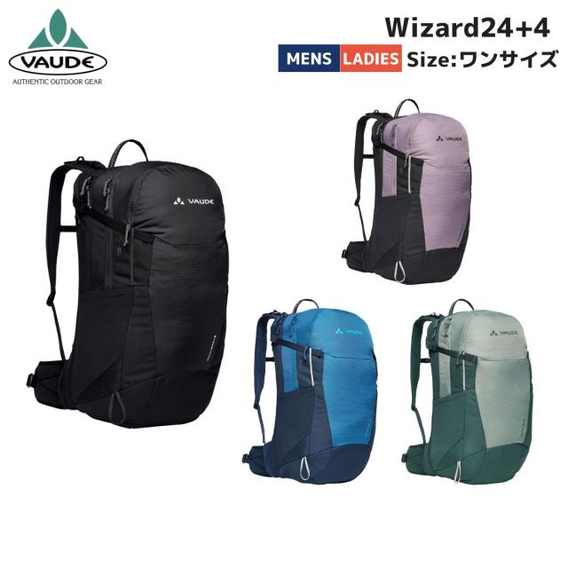 ファウデ VAUDE Wizard24+4 心地よい 御徒面子 うしろ側風呂敷き包み 背嚢 鞄 山歩き トレッキング 運動競技 48650